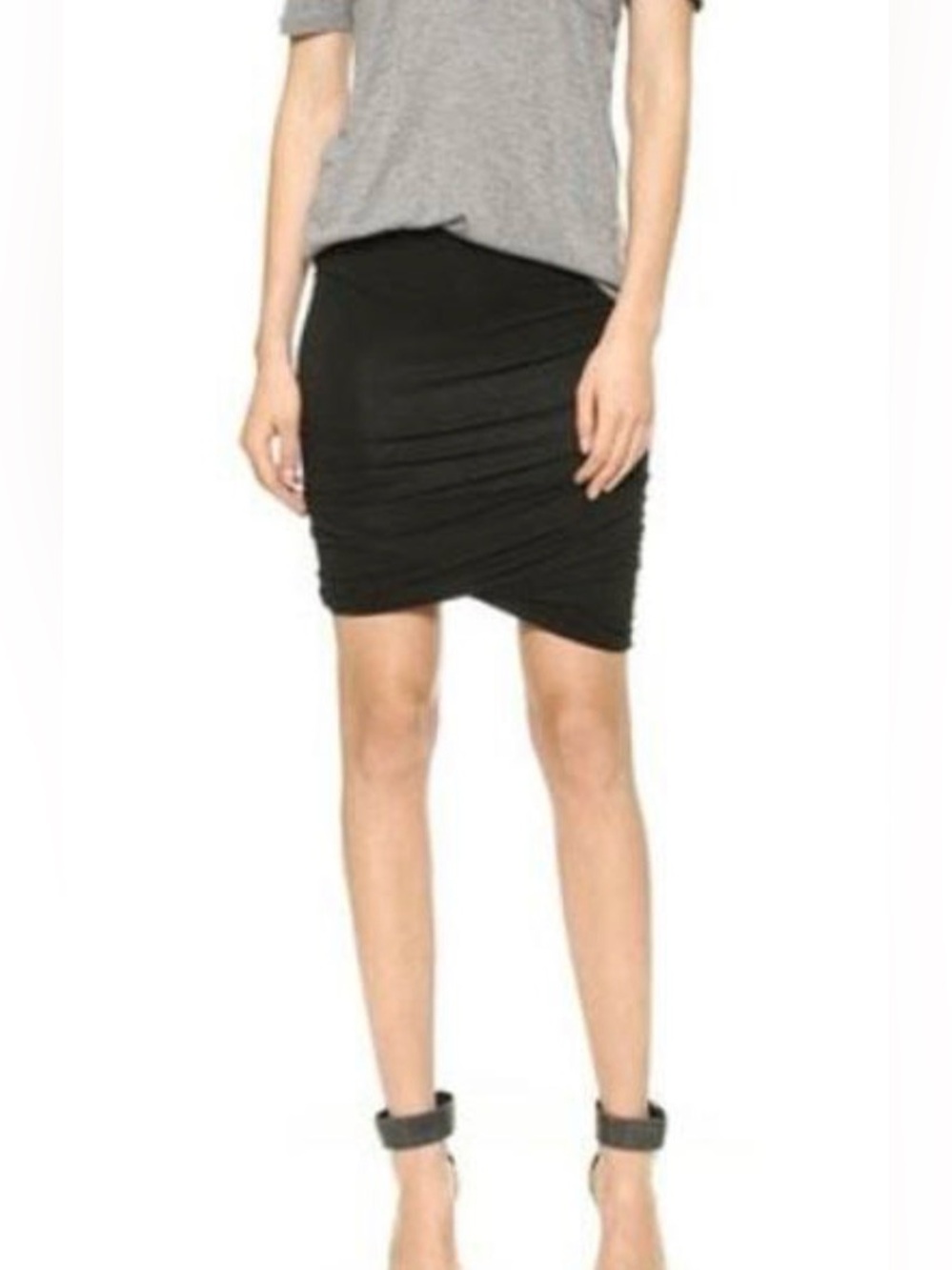 T Alexander Wang Stretched-Modal Jersey Mini Skirt NWT Sz S - Picture 3 of 11
